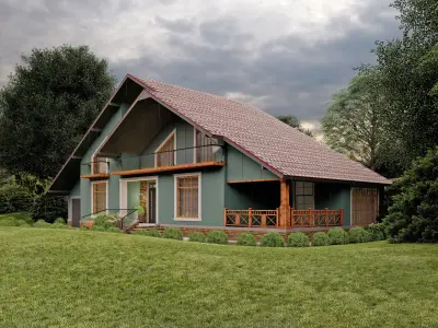 Exterior Scene-4 for Lumion 3D model