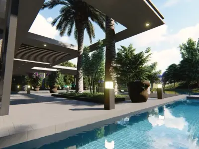 Tassadar Villa Exterior Design 3D model