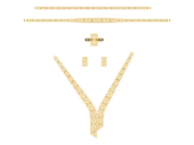 Light Waterway Full Set - 7 Sets - 3D Jewelry Model - 14-16 gr 3D print model