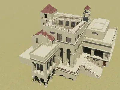Historical building  3D model purchase