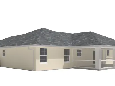 House-022 Low Poly 3D model