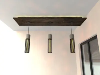 Ceiling Lamp  3D model purchase