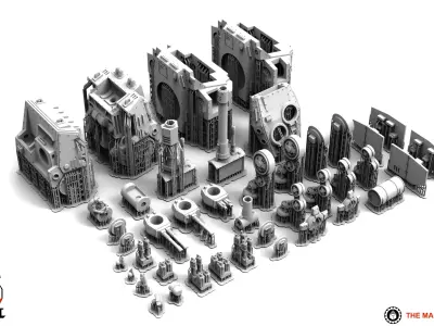 Valour Korps - Heavy Battle Walker 3D print model