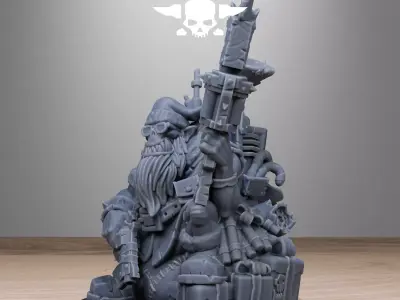 Orkaz Santa Chaos 3D print model