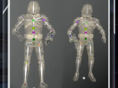 Clone Trooper Phase 2 AT-TE Gunner Rigged Low-poly 3D model