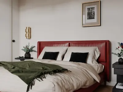 Medieval bedroom 3d model 3D model