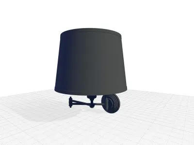 Vanderpool Light Polished Chrome Swing Arm 3D model