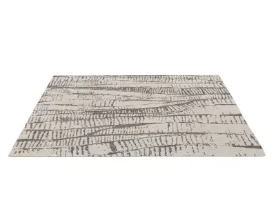 STRATI HAND-KNOTTED WOOL RUG 3D model