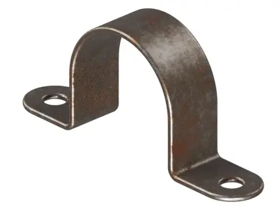 Rusty Steel Clamp 3D model