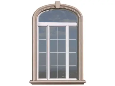 Arc Classical Frame Window 3D model buy