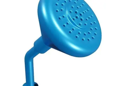 Spectacular Shower Head Low-poly 3D model