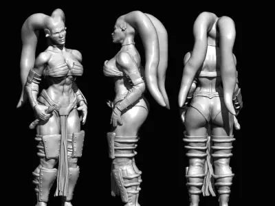 Darth Talon 3d print model 3D print model