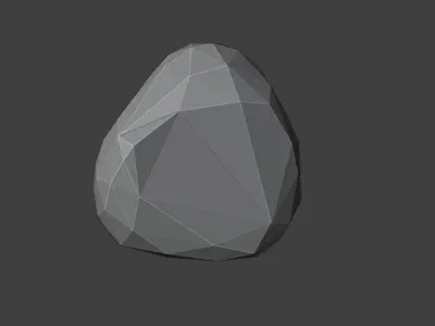 Low Poly Rock 9 Free 3D model