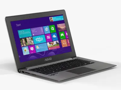 Asus TAICHI 31 convertible hybrid dual-screen ultrabook Low-poly 3D model