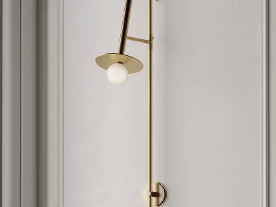 LUMINAIRE MURAL PIVOTANT NODES KC1031MBK Wall Sconce 3D model