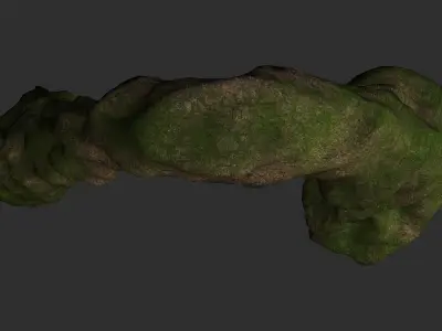 Small Arch - Moss 1 Low-poly 3D model