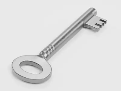 New Key V3 - Universal Hollow Barrel Skeleton Key 3D model