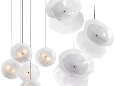 Pendant Light 16 - Flora Pendant 3D model