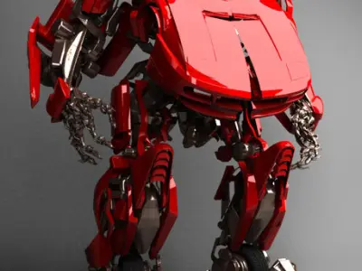 IronHide robot 3D model