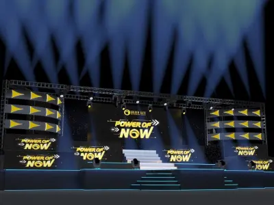 Large scale 3d event model 3D model