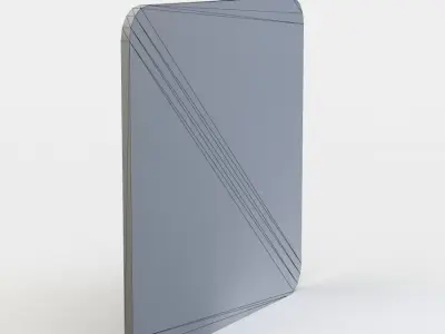 Sign arrow Low-poly 3D model