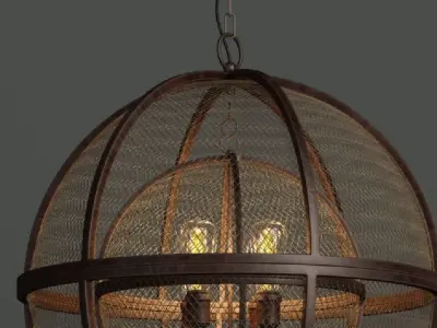 Hanging  lamp LOFT HOUSE P-127 3D model