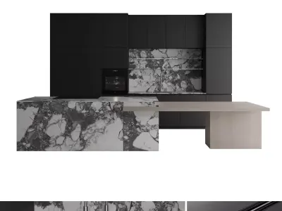 Kitchen set 11 3D model