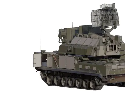 TOR M1 missile system 3D model
