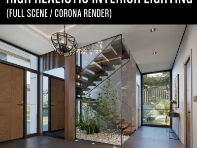 Corona Lobby Scene  3D model