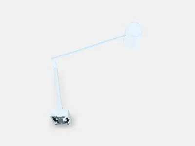 NYMANE Wall lamp with swing arm Low-poly 3D model