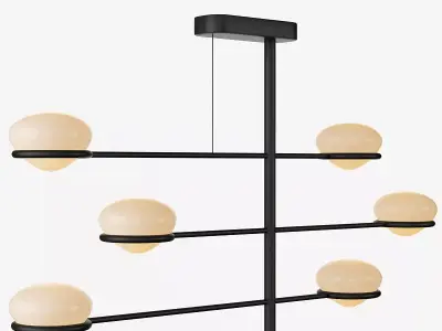 LEDS C4 Coco Chandelier 3D model