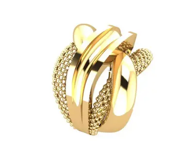 wedding RING 3D print model 49