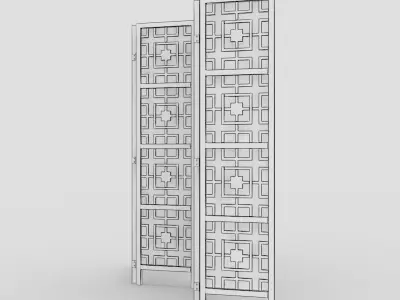 Room Divider 04 3D model