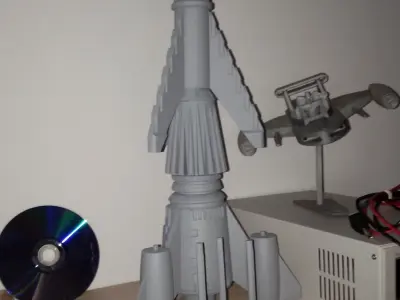 THUNDERBIRD 3 rocket 3D print model