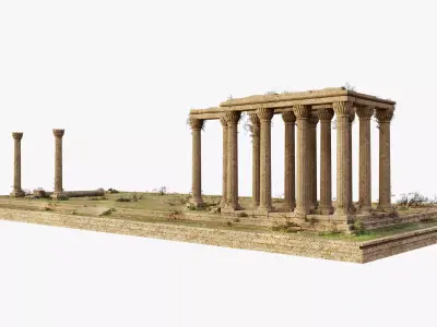 Temple of Olympian Zeus 3D model