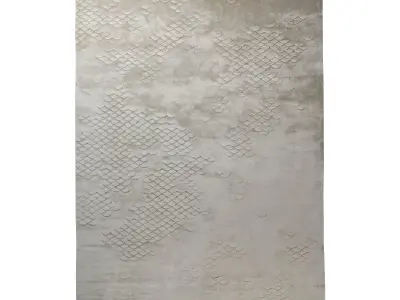 Scales Pearl rug 3D model