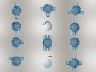 Conduit Boxes-20mm 3D print model