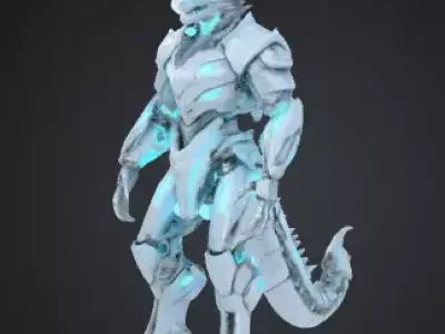 Mecha Dragon Sentinel 3D print model