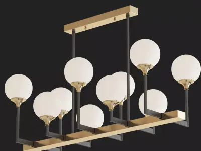 Valley Chandelier 10 3D model