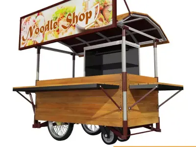 Hawker stall 3D model