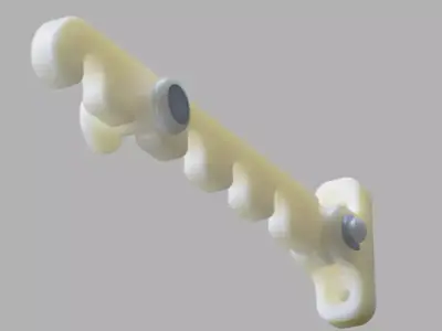 Casement Window Stay  - Snap-Together Design Free 3D print model