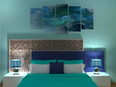 bed room Free 3D model