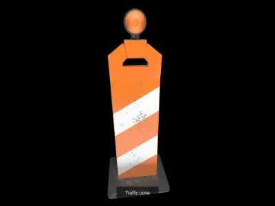 Traffic cones 3D Model Pack
