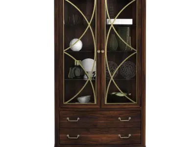 Hooker Furniture Dining Room Palisade Display China 3D model