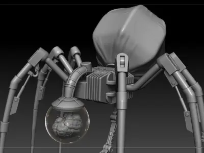 B-omarr Monk Droid One12 Scale Articulation 3d print STL files 3D print model