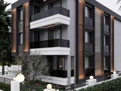 simple building project 3D model