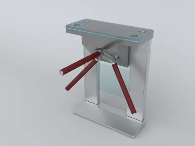 Tripod Turnstile 3D model