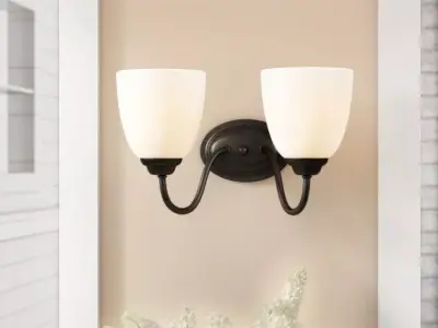 Callimont 2 - Light Dimmable Vanity Light Free 3D model