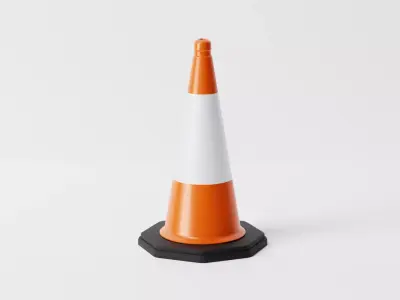 Traffic Cone 3D model