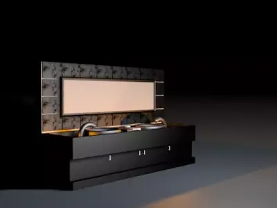 Bathroom washbasin Free low-poly 3D model